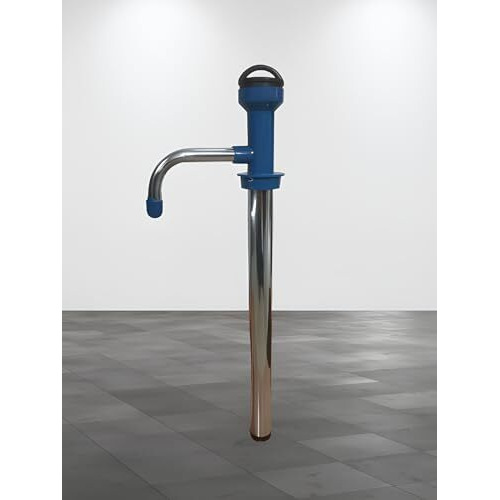 Meteor Kitchen Stainless Steel Oil Transfer Pump Portable Hand Pump For Cooking Oil Tin Can Extraction Blue (Pack Of 1)