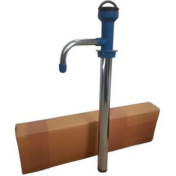 Meteor Kitchen Stainless Steel Oil Transfer Pump Portable Hand Pump For Cooking Oil Tin Can Extraction Blue (Pack Of 1)