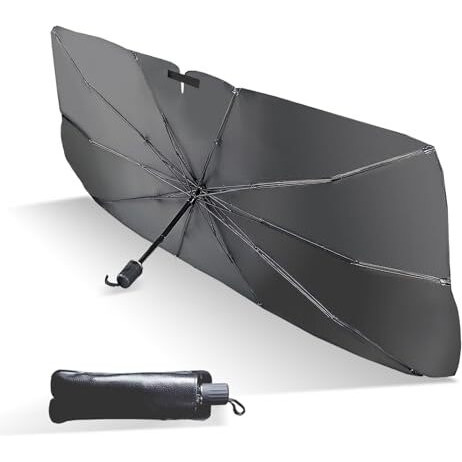 Costar Car Sun Shade Protector, Foldable Windshield Insulation Car Sun Shade For Uv Protection Reflective Sunblocker Car Accessories For Suv, Hatchback, Sedan, And More (Medium Size)
