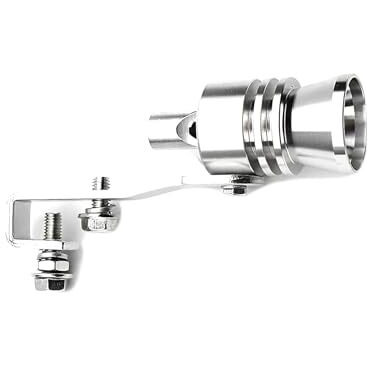 A2D 9406. Turbo Type Sound Whistle Car Silencer Exhaust Silver For Maruti Suzuki Wagon R Stingray