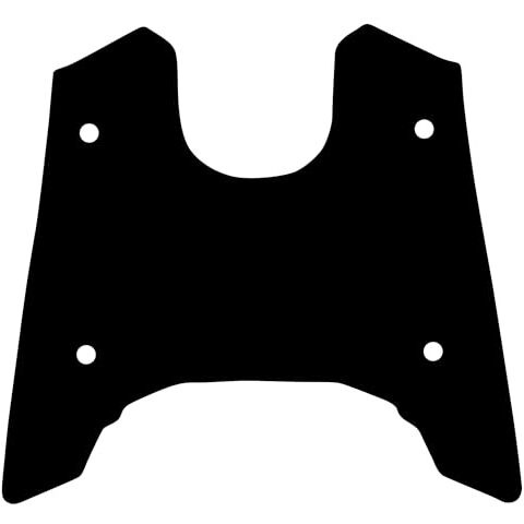 Grandbiker Anti Skid Scooter Rubber Foot Mat/Floor Mat For Jupiter 110 (Black) (1)