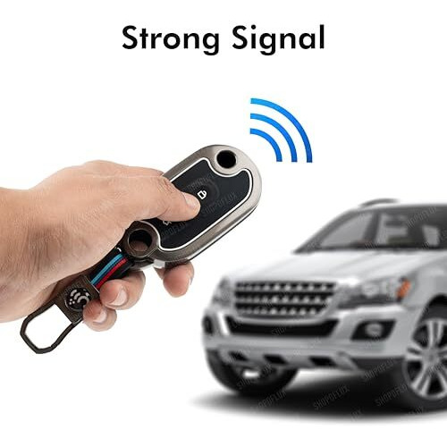 Shopoflux Metal Key Cover Compatible For Mg Comet Ev Electric 3 Button Flip Key
