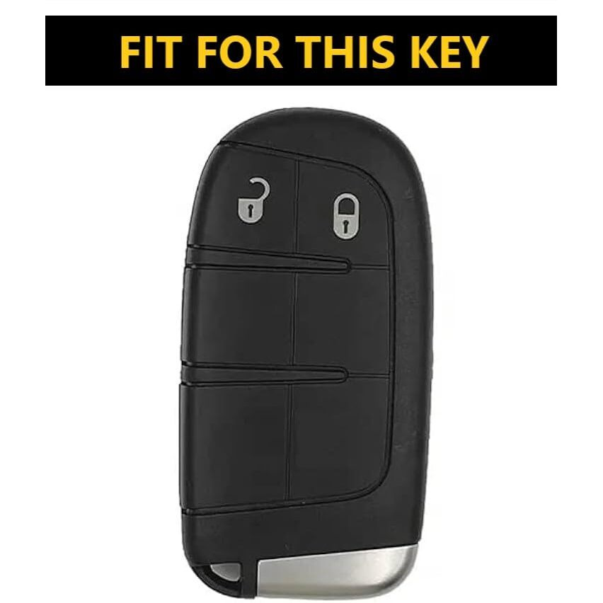 Shopoflux Metal Key Cover Compatible For Jeep Meridian, Compass, Trailhawk, 2 Button Smart Key
