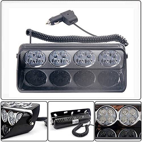 Automaze 16 Led Flasher Strobe Light With Flashing Modes, Police Car Emergency Light | For Police Car | (Red Blue)