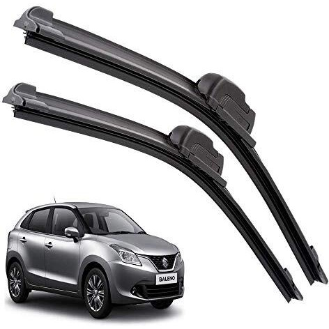 Euro Care Windshield Car Wiper Blades Compatibility With Maruti Suzuki Baleno (Model  2015-Till Date) - Set Of 2Pc (D-21,P-18)