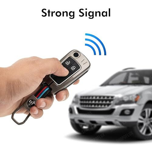 Shopoflux Metal Key Cover Compatible For Chevrolet Cruze | Beat | Avio | Spark 3 Button Flip Key Only