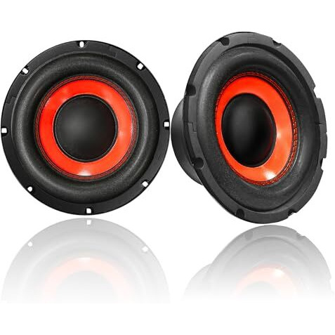 Fabtec 10 Inch 250W Rms Woofer With 1000W Peak Power & 4 Layer Copper Coil For Cars, Home Theatre, Bass Audio Systems & Diy Projects (1.5&quot Voice Coil | 120X25 Mm Magnet | 4 Ohm)