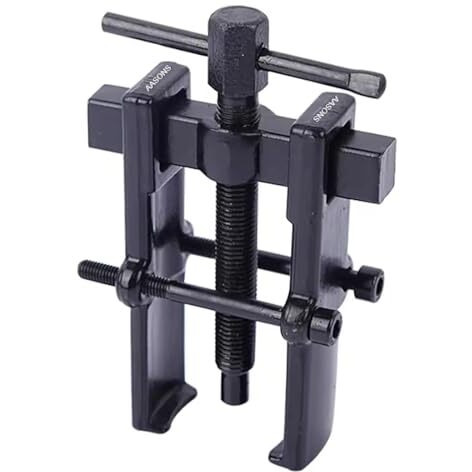 Aasons 3" - 38 X 65Mm - 2 Jaw Carbon Steel Forged Bearing Gear Puller Remover Twin Legs (Choice Of 5 Sizes 2" To 8") Gear Removal Hand Tool Gear Armature Puller Suitable For Inside & Outside Use