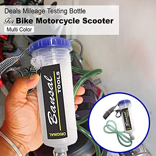 Gadget Deals Mileage Testing Bottle For Bike Motorcycle Scooter (Multicolor)