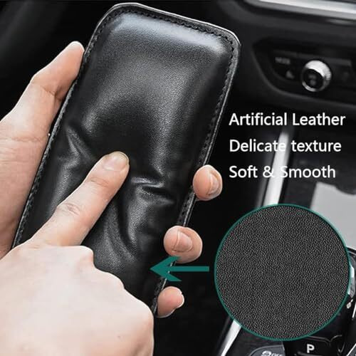 2 Pack Car Knee Cushion Pad, Car Armrest Cushion, Auto Center Console Side Knee Leg Elbow Cushion Soft Pad, Elastic Thigh Support Comfort Pillow Knee Pain Relief Leaning Pad Car Interior Accessories