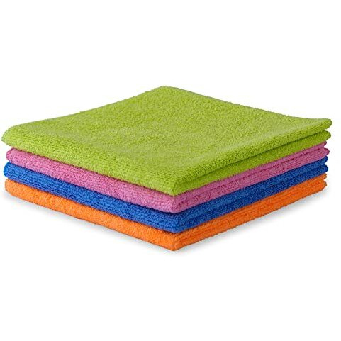 Shinexpro Microfiber Car Cleaning Cloth - All Purpose 300 Gsm Microfiber Terry - 4Pcs - 40X40 Cm - Microfiber Cloth For Car And Bike - Multipurpose For Washing Cleaning Polishing & Drying
