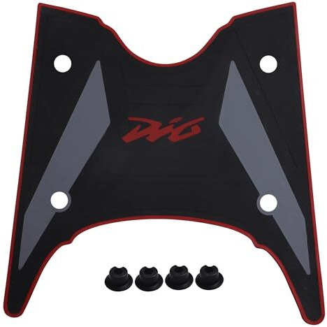 Grandbiker Rubber Foot Mat Compatible With Dio 110 Bs6 (Black)