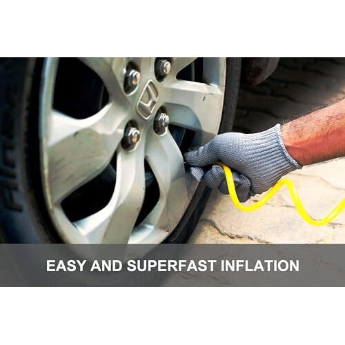 Ibell Tyre Inflator/ Air Compressor Ca12-95, 180 Watts, Copper Armature, Metal Cylinder, 40L/Min, 12V Dc, 150 Psi (Analogue )