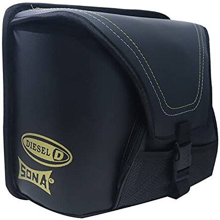 Sarte Universal Motorcycle Bike Side Bag/Carrier Saddle Bag/Travel Bag With Clip Locks, Waterproof & Compatible With All Bikes Black Colour (Set Of 1)