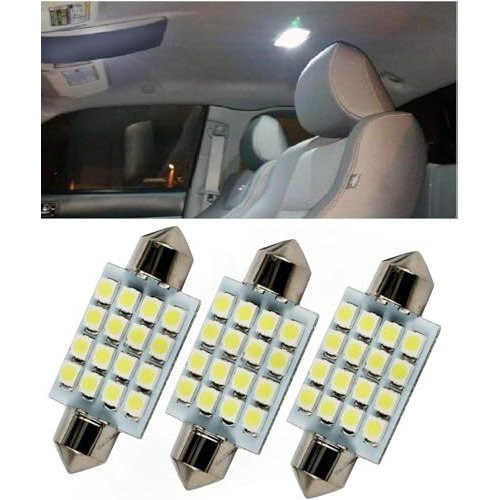 Sarte 16 Smd Led Roof Light White Dome Light For All Car (3 Pcs)