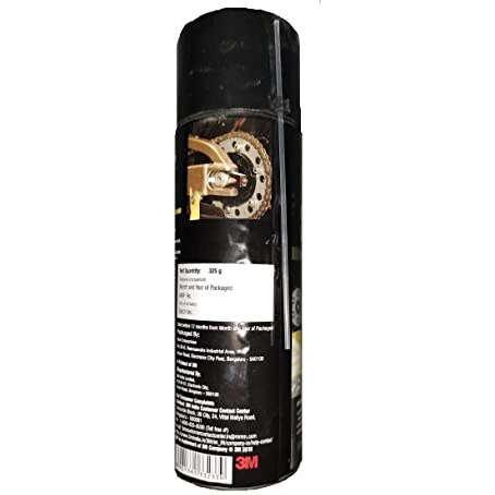 3M Chain Lubricant, Rust And Corrosion Protection Spray, Reduce Wear & Tear Of Bike Chain (325G, Pack Of 1)