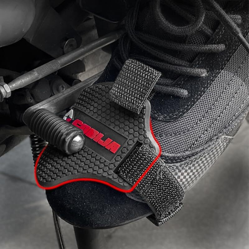 Eltron Turbo Rubber Shoe Protector For Lever Bike Gear Shift Pad For Shoes, Boots Protective For Motorbike Racing Bikes (Black)