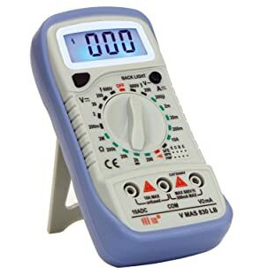 Var Tech Digital Multimeter V Mas 830 Lb, 3 Digits (2000 Counts), 600 V Ac/Dc, With Backlight