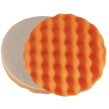 Inditrust New Car Clean Polishing Wave Foam (Sponge) Buffing Waxing Pad 7Inch For Fitting To 7Inch Backing Pad Metal Polisher (1 Pc)