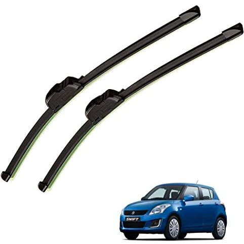 Auto Hub Car Wiper Blade Compatibility With Maruti Suzuki Swift (Model-2012-2017) - Set Of 2 Pcs (D-21,P-19)