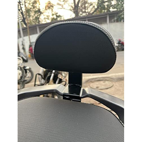 Sahara Seats Ather 450X Gen 3 Adjustable Back Rest (Black) - Vinyl