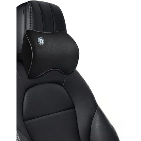Sarte Car Neck Rest Pillows Neck Support Cushion Ultrasoft Memory Foam Car Seat Head Rest Pillow For Comfortable Driving And Neck Rest For Car, With Washable Mesh Cover Neck Pillow (Black 1Pc)