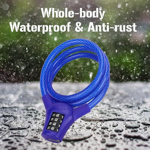 Docoss-Ultra Strong Bike Helmet Lock For Bike,Cycle Lock For Bicycle,Bike Helmet Lock For Two Wheeler,Password Number Lock (Pro)