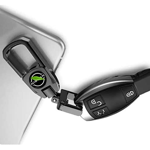 Greenworld Black Color Car Key Fob Key Chain Heavy Duty Keychain For Niss-An Magnite/Kicks And All Niss-An Model With New Niss-An Logo (Black) | Metal