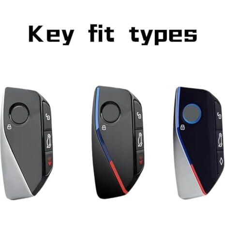 Shopoflux Metal Key Cover Compatible For Bmw 7 Series 740I 760I X1 X7 Xm Ix I7 X5 Smart Key 4 Button