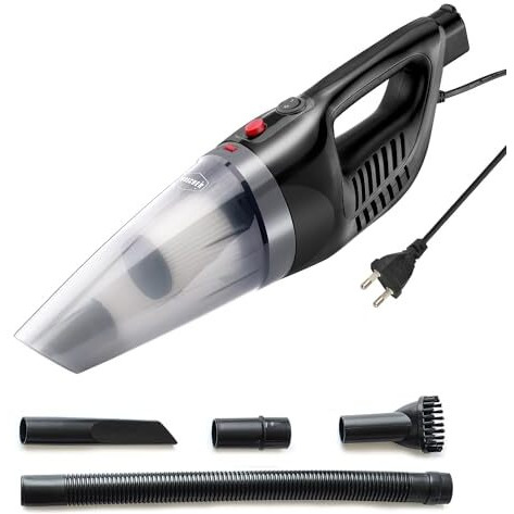 Woscherr Homevac Vacuum Cleaner For Home Use 909J Handheld Vacuum Cleaner|800 Watts|17Kpa Suction Power |Vacuum Cleaner For Sofa & Multi Purpose Home & Car Cleaning|1+1 Year Warranty| Free Accessories