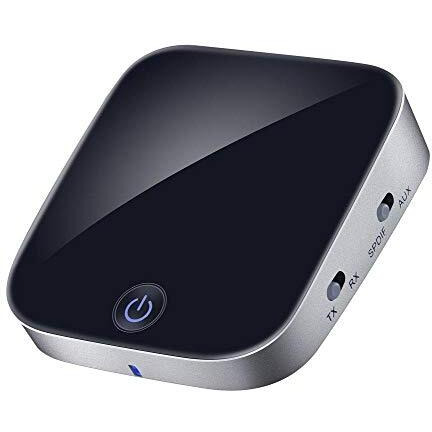 Cubetek Bluetooth V5.0 Transmitter Audio Adapter, With Digital Optical/Toslink/Spdif, 3.5Mm Aux Connect, For Tv, Pc, Ipod, Psp, Playstation, Support Aptx Low Latency