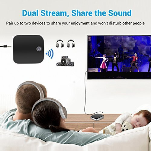 Cubetek Bluetooth V5.0 Transmitter Audio Adapter, With Digital Optical/Toslink/Spdif, 3.5Mm Aux Connect, For Tv, Pc, Ipod, Psp, Playstation, Support Aptx Low Latency