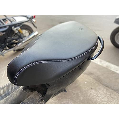 Sahara Seats Compatible With Ola Electric S1 Pro Leather Finish Cushion Seat Cover Black