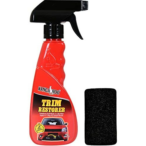 Kangaroo Trim Restorer - 300Ml With 1 Foam Applicator Transforms Dull Plastic To Like New Instant Results