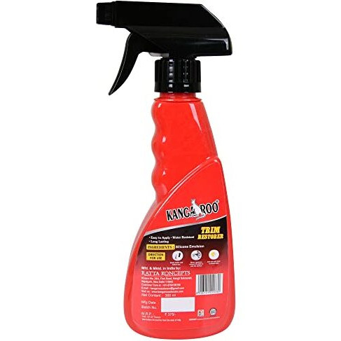 Kangaroo Trim Restorer - 300Ml With 1 Foam Applicator Transforms Dull Plastic To Like New Instant Results
