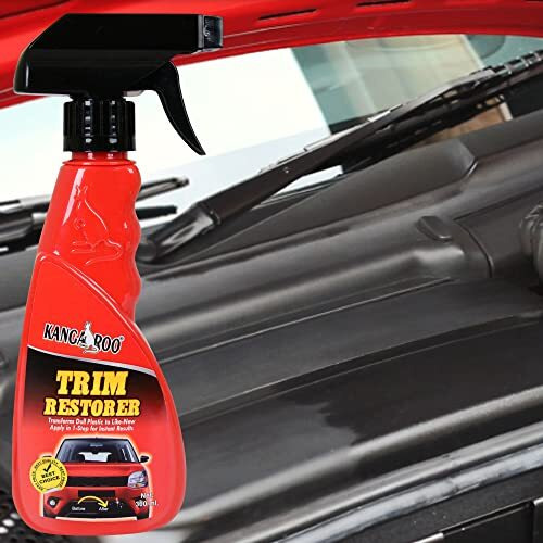 Kangaroo Trim Restorer - 300Ml With 1 Foam Applicator Transforms Dull Plastic To Like New Instant Results