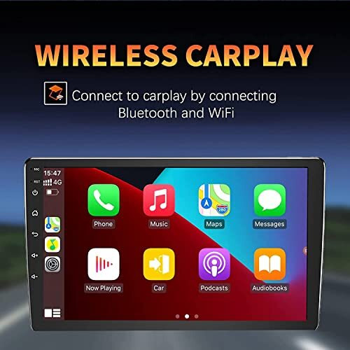 Auto Snap 9 Inch Hd 1280 Android Display Double Din Stereo Player 13 Android Auto Wireless Car Play Gorilla Glass Ips Display Car Stereo 4Gb Ram 32Gb Rom
