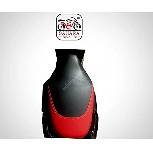 Sahara Seats Aprilia Sr 150/160 Leather Finish Seat Cover (Back W Red)