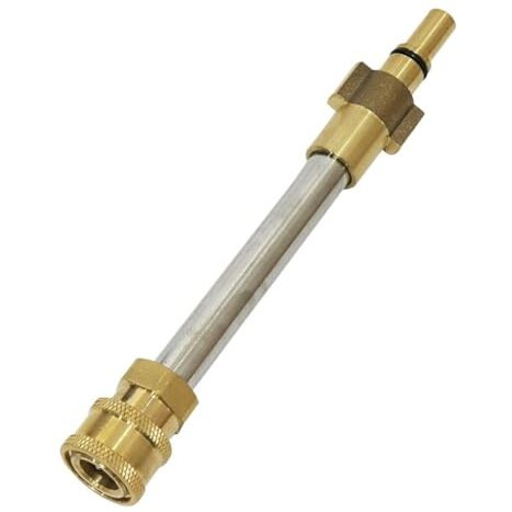 Jpt Pressure Washer Gun Adapter, 1/4-Inch Quick Connect Fitting, Brass Build Adapter Compatible With Bosch High Pressure Washer