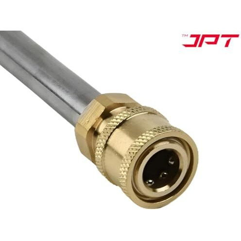 Jpt Pressure Washer Gun Adapter, 1/4-Inch Quick Connect Fitting, Brass Build Adapter Compatible With Bosch High Pressure Washer
