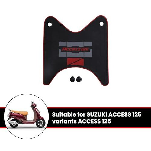 Grandbiker Pvc Rubber Scooter/Scooty Floormat/Footmat Compatible For Access 125 Cc, Durable | Waterproof | Anti-Slip | Easy To Clean Protects Floor