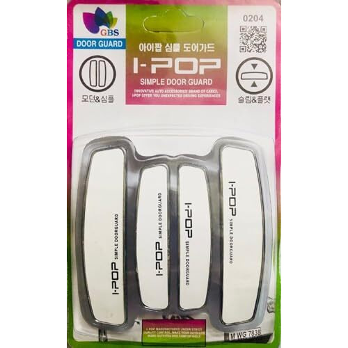 Detachi Universal Anti Scratch I Pop Car Door Edge Guard Bumper Scratch Protector Compatible With All Cars (White)