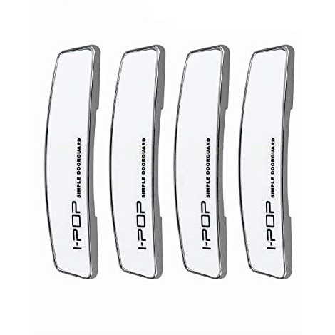 Detachi Universal Anti Scratch I Pop Car Door Edge Guard Bumper Scratch Protector Compatible With All Cars (White)