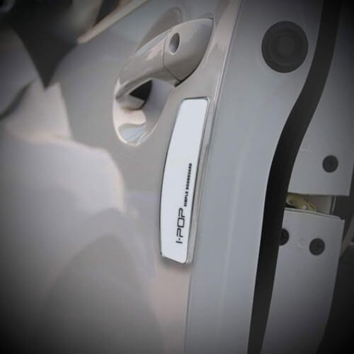 Detachi Universal Anti Scratch I Pop Car Door Edge Guard Bumper Scratch Protector Compatible With All Cars (White)
