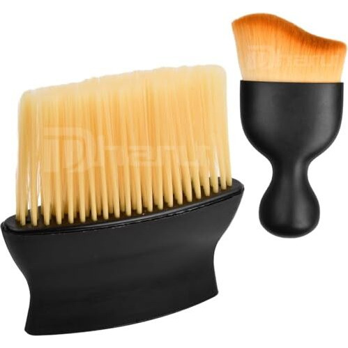 Dharu 2 Pcs Combo Auto Interior Dust Brush|Car Cleaning Brush Duster|Soft Bristles Detailing Brush Dusting Tool For Dashboard|Air Conditioner Vents, Leather,Dashboard,Scratch Free
