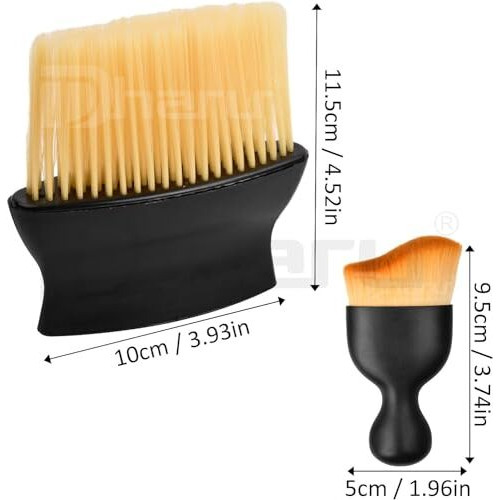 Dharu 2 Pcs Combo Auto Interior Dust Brush|Car Cleaning Brush Duster|Soft Bristles Detailing Brush Dusting Tool For Dashboard|Air Conditioner Vents, Leather,Dashboard,Scratch Free