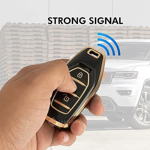 Shopoflux Tpu Key Cover Compatible With Mahindra Xuv 500 Smart Key | Accessories (Black Tpu Pack 1)