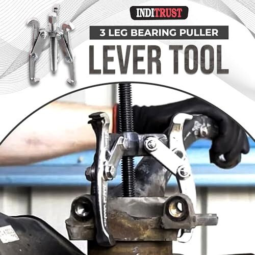 Inditrust New 4 Inch 3 Leg Bearing Puller Lever Tool (13 Cm)