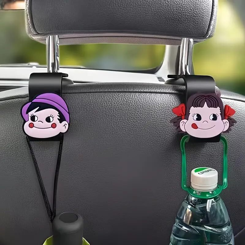 Idream Car Backseat Headrest Hook/Hanger - Universal Durable Organizer For Handbag, Wallets, Keys, Grocery Bags - Convenient Easy Storage And Clutter-Free Car Interior (Pack Of 4)