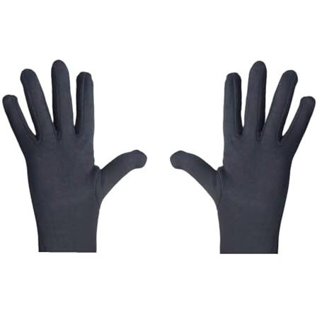 Tradehub Unisex Cotton Arm Sleeves For Summer And Sun Protection Full Hand Long Gloves For Bike Riding Men And Women Washable And Reusable Pack Of 1 (Black)